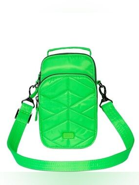 Lug Skeeter Mini 2 Convertible Crossbody Belt Bag Lime Green Tonal Bright Neon
